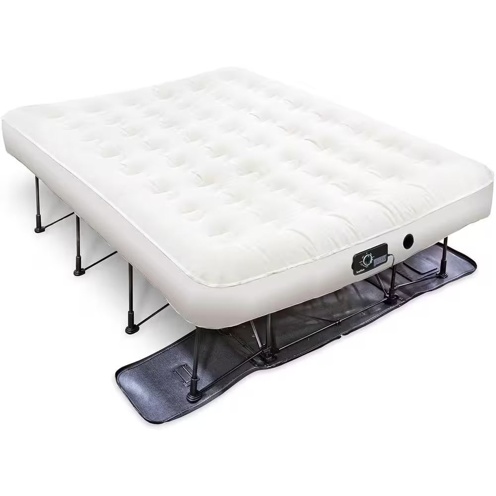 Ez-Bed 7 In. Queen Size Air Mattress with Built in Pump, Easy Inflatable Mattress